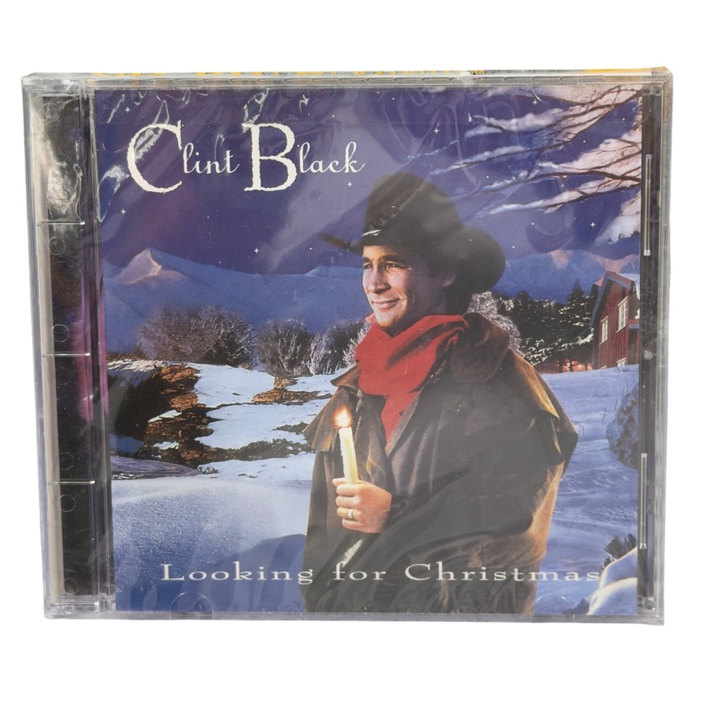 Clint Black Looking for Christmas CD New Sealed 1995 Country Holiday Music 90s